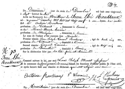 ROUSSAUX Jean Eloi