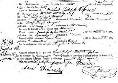 THERON Nicolas Joseph