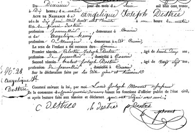 DESTREE Angélique Joseph