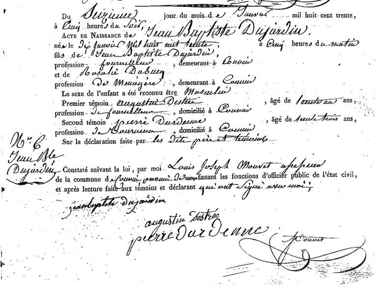 DUJARDIN Jean Baptiste