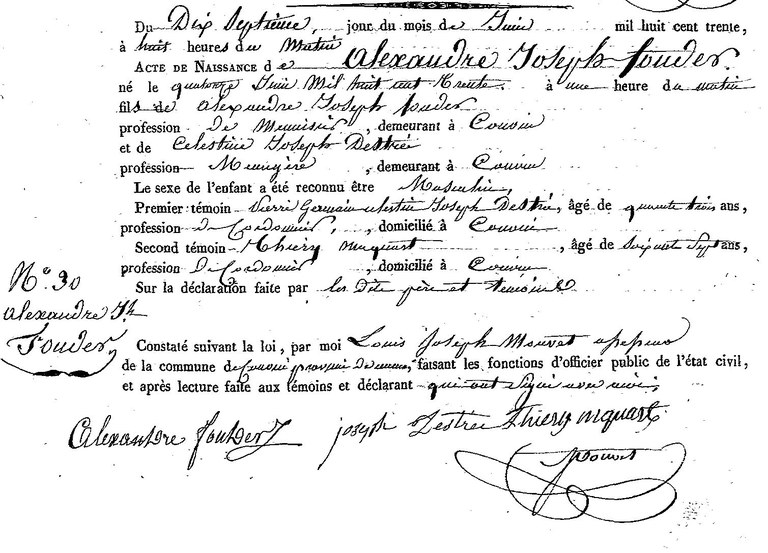 FONDER Alexandre Joseph