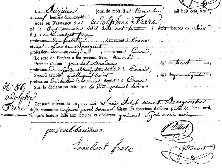FRERE Adolphe
