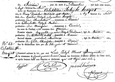 HAYOT Célestine Joseph