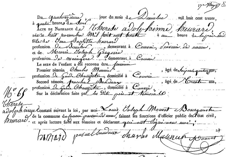 HENRARD Thérèse Adolphine