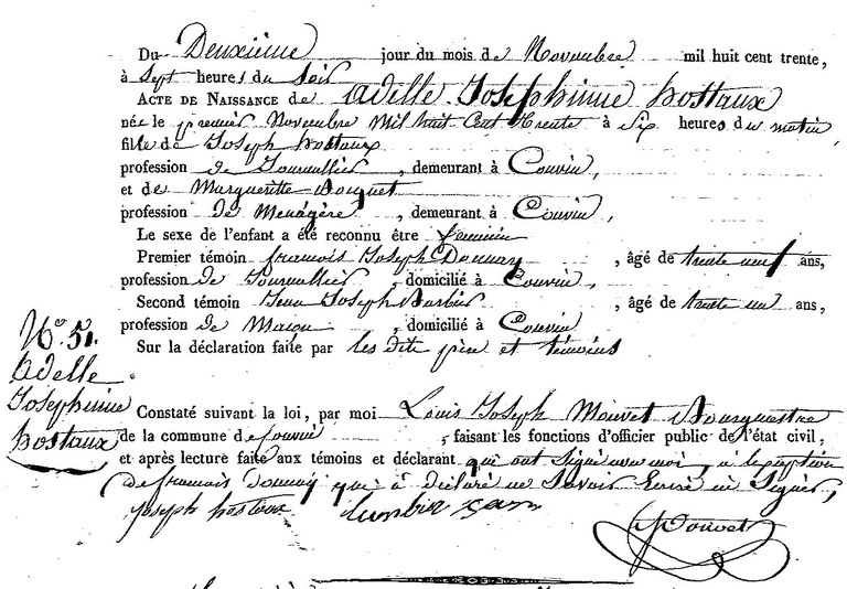 HOSTAUX Adèle Joséphine
