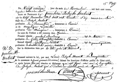 HUBERT Pauline Joseph
