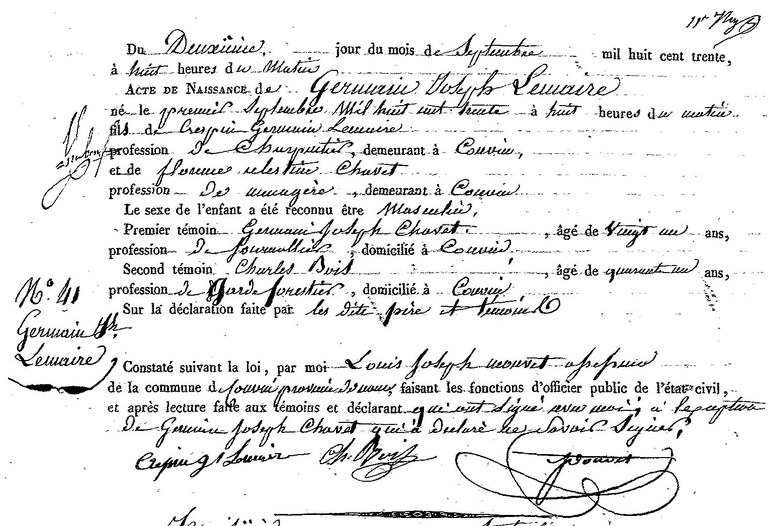 LEMAIRE Germain Joseph