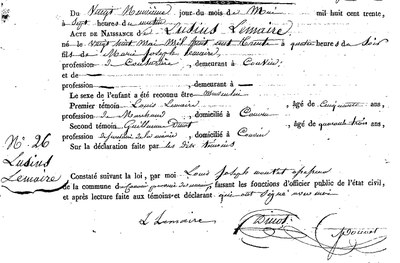 LEMAIRE Lusius