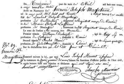 MAGOTTAUX Honoré Joseph
