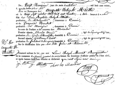 MIETTE Auguste Joseph