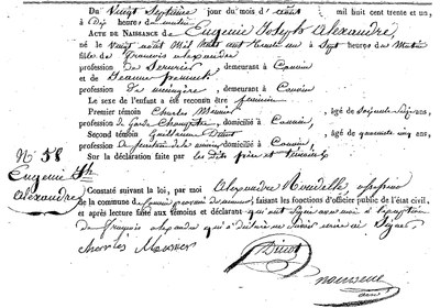 ALEXANDRE Eugénie Joseph