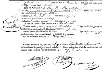 CANTILLON Léopold