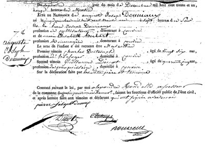 DONNIAUX Auguste Joseph
