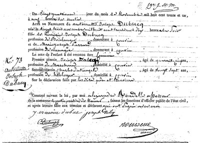 DUBUCQ Antoinette Joseph