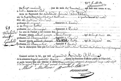GOULARD Adélaide Louise