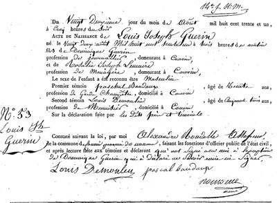 GUERIN Louis Joseph