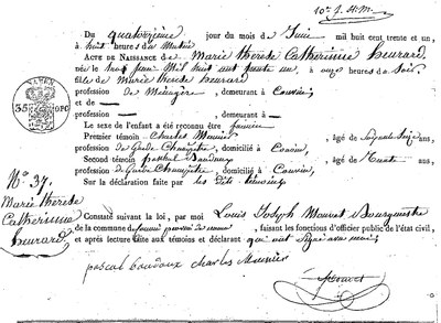 HENRARD Marie Thérèse Catherine
