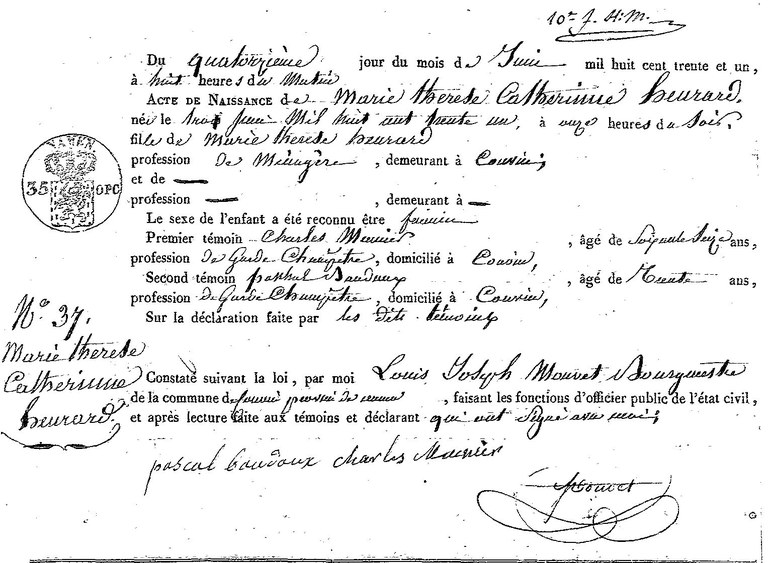 HENRARD Marie Thérèse Catherine