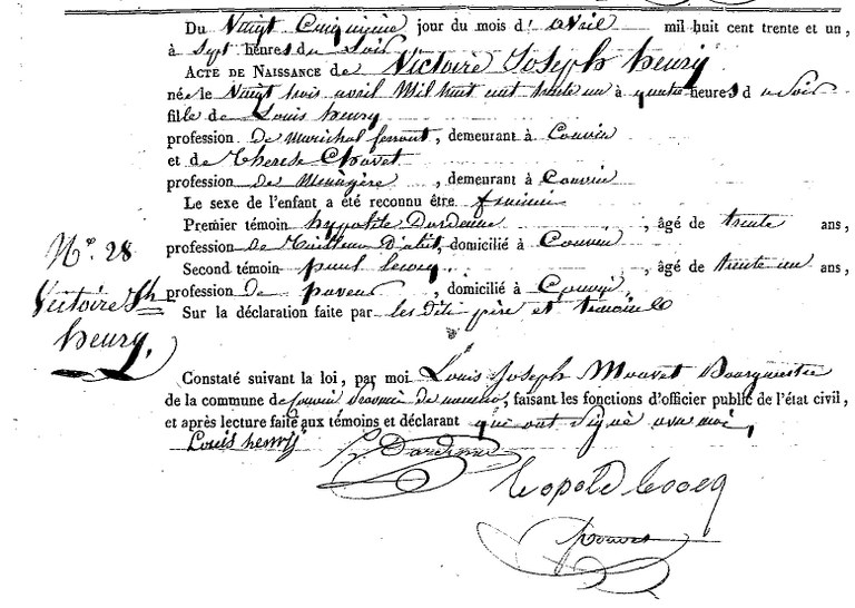 HENRY Victoire Joseph