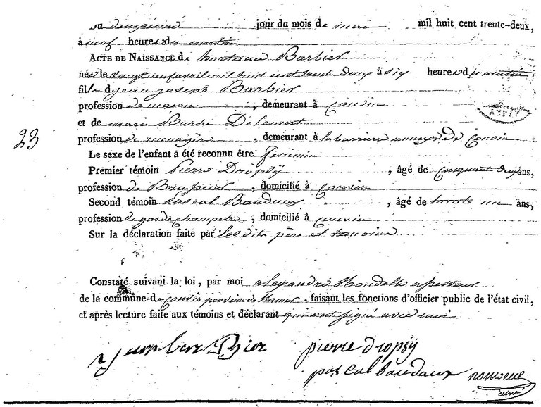 BARBIER Hortence