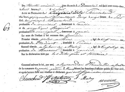 CHAUVEHEID Eugénie Adèle