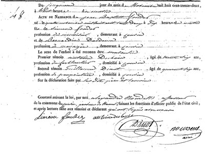 FONDER Jean Baptiste