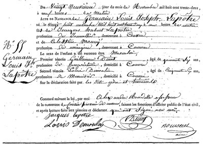LAPOTRE Germain Louis Joseph