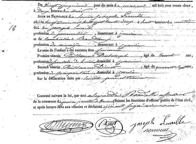 LECAILLE Louise Joseph