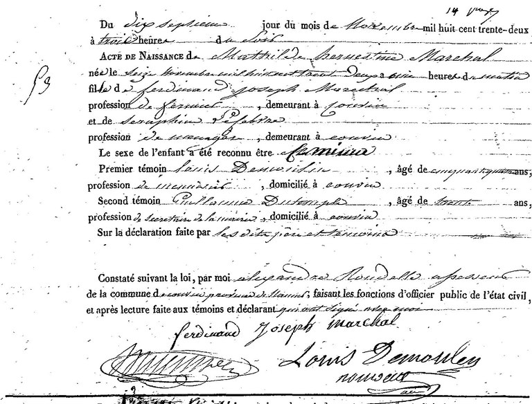 MARCHAL Mathilde Hernestine