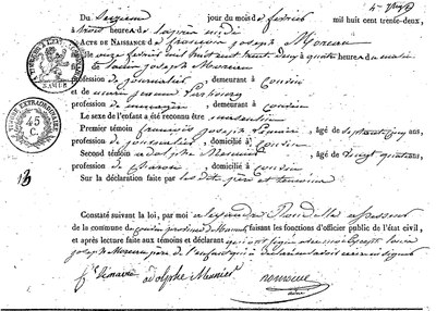 MOREAU François Joseph