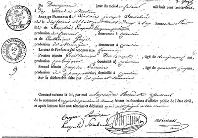 SAMBREE Victoire Joseph