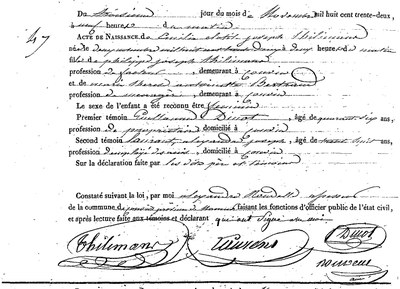 THILIMANS Emilie Clotilde Joseph