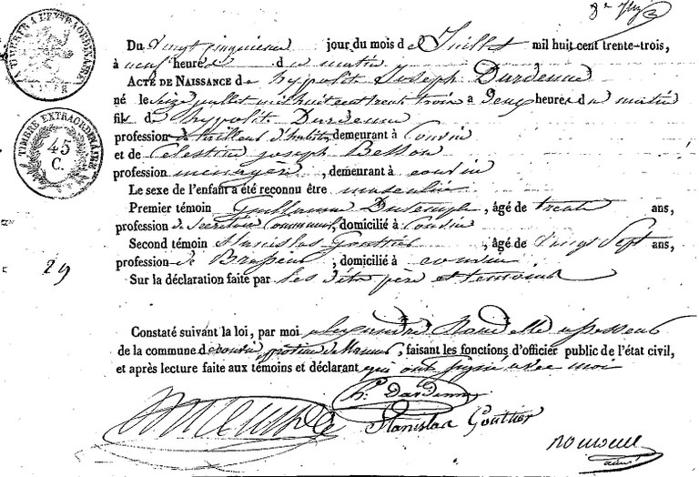 DARDENNE Hypolite Joseph