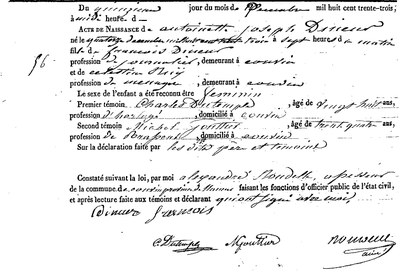 DINEUR Antoinette Joseph