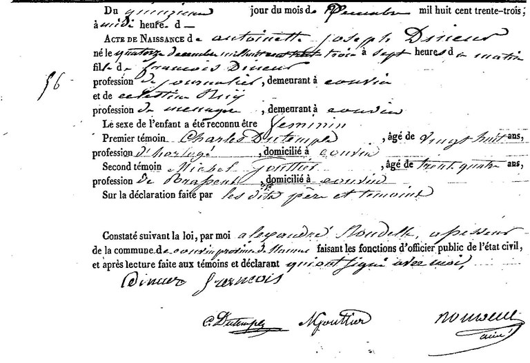 DINEUR Antoinette Joseph