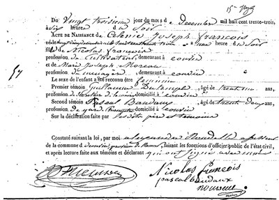 FRANCOIS Céline Joseph