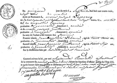 LEPORCQ Marie Joseph