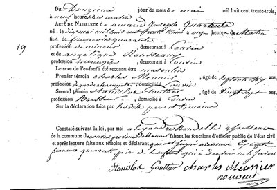 QUARANTE Amand Joseph