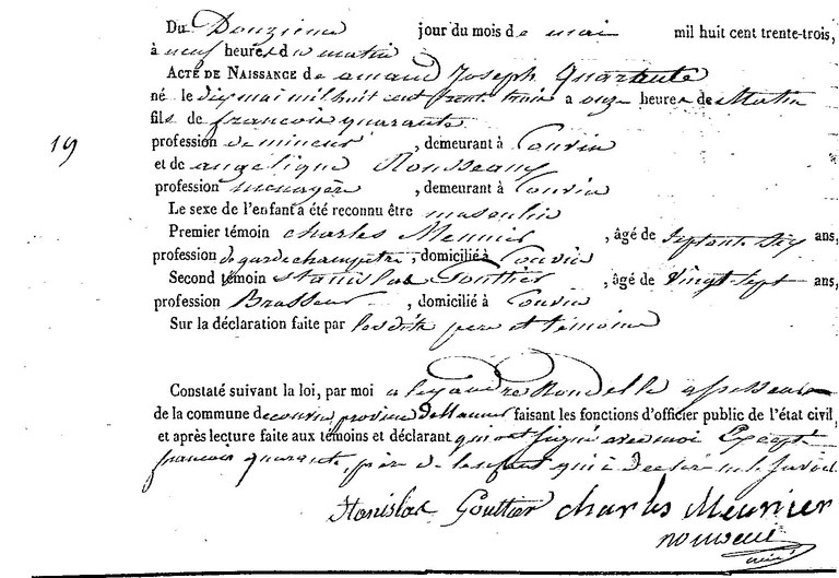 QUARANTE Amand Joseph