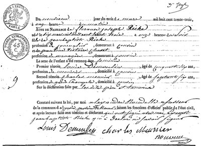 RICHE Florence Joseph
