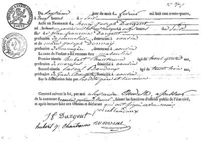 DARGENT Henry Joseph