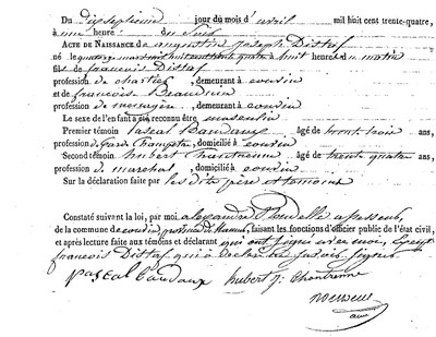 DISTAF Augustin Joseph