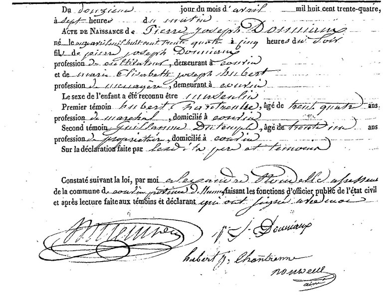 DONNIAUX Pierre Joseph
