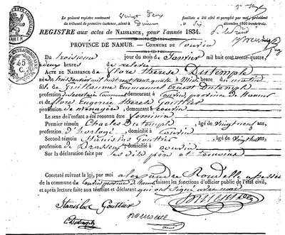 DUTEMPLE Flore Thérèse
