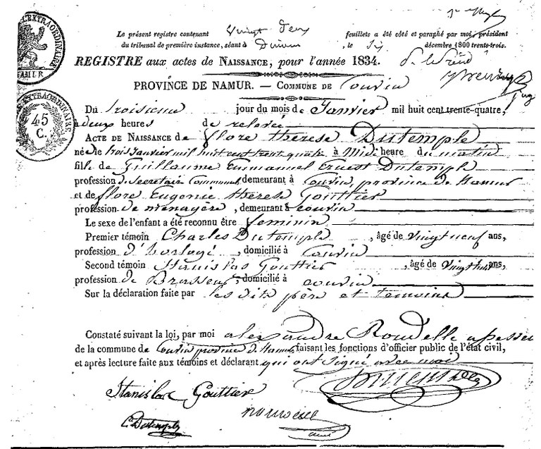 DUTEMPLE Flore Thérèse
