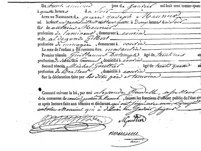 MEUNIER Pierre Joseph
