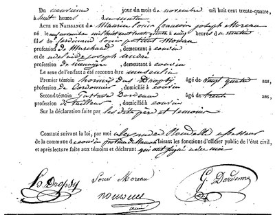 MOREAU Maurice Louis François Joseph