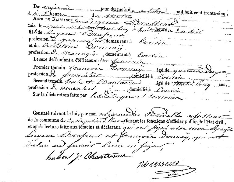 BRASSEUR Eugénie