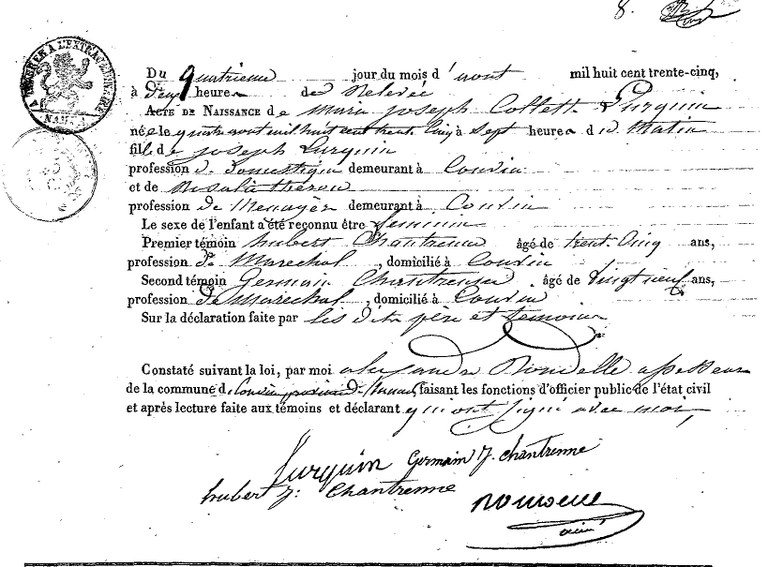 LURQUIN Marie Joseph Collette