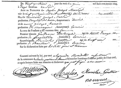 MARLIER Sophie Joseph